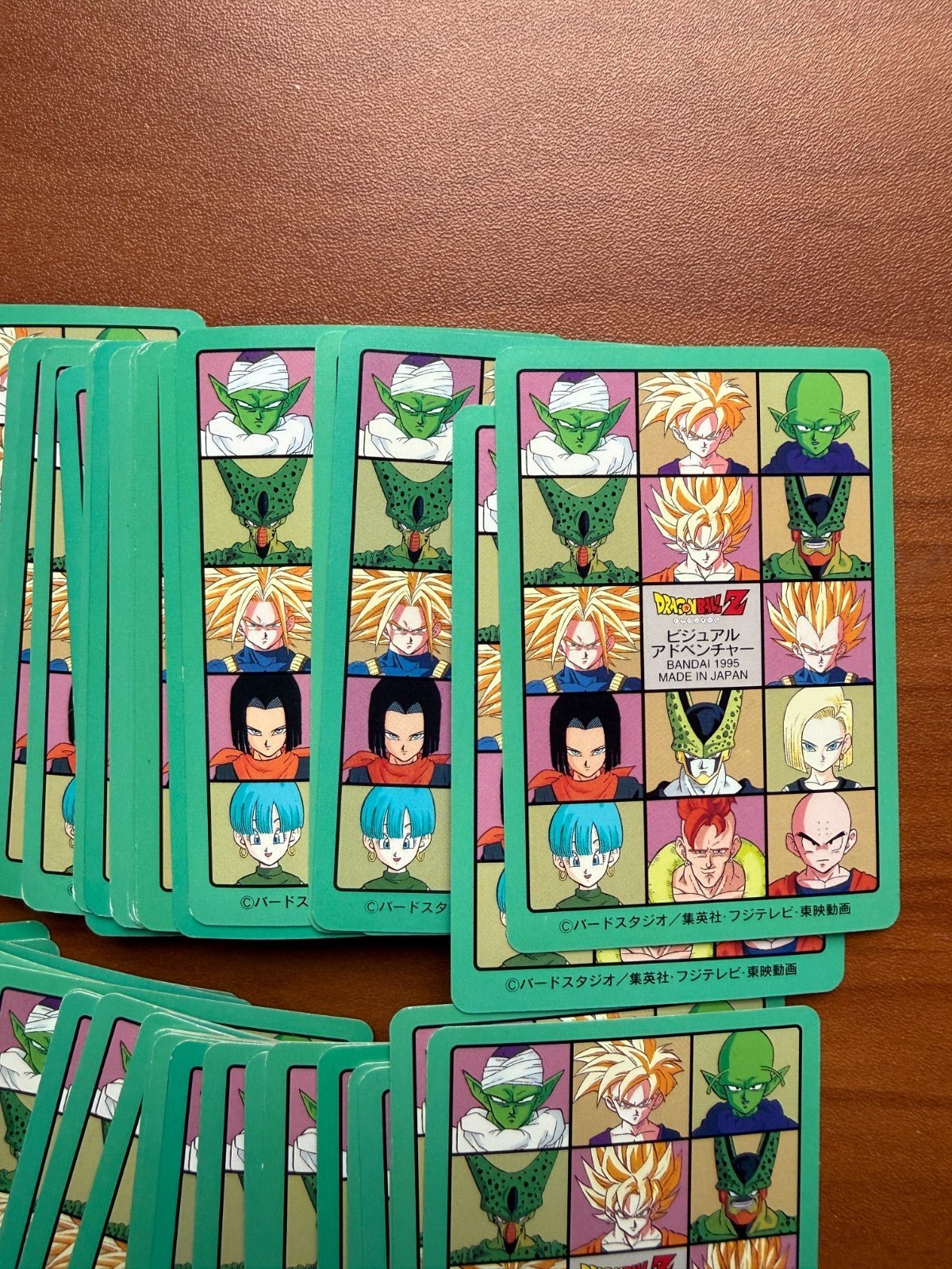 1995 Bandai Dragon Ball Visual Adventure Cell Saga Lot Vegeta Goku LP