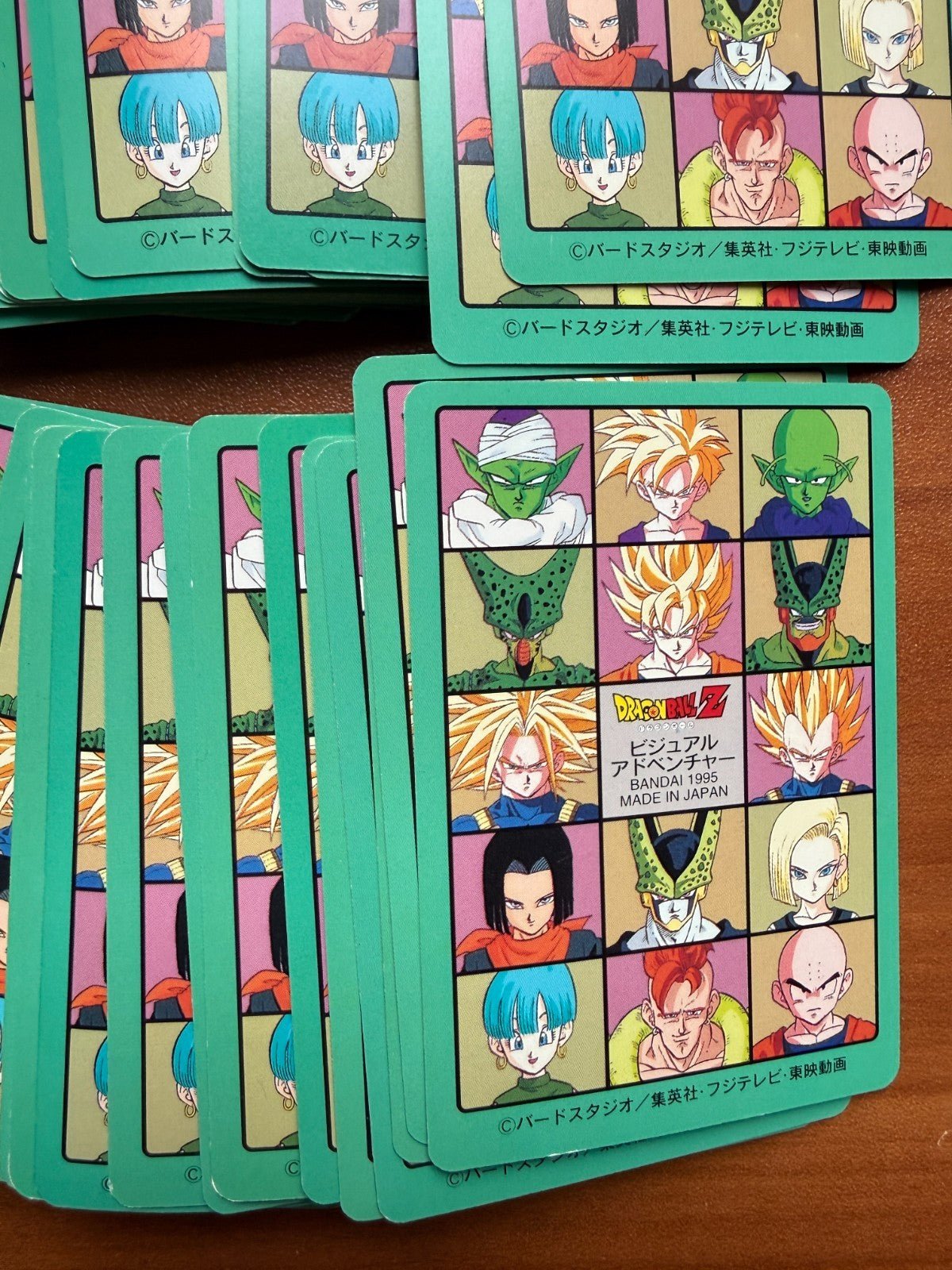 1995 Bandai Dragon Ball Visual Adventure Cell Saga Lot Vegeta Goku LP