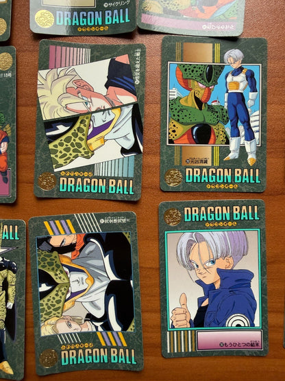 1995 Bandai Dragon Ball Visual Adventure Cell Saga Lot Vegeta Goku LP