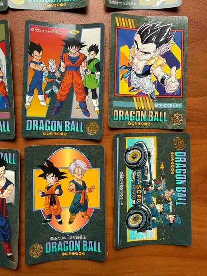 1995 Bandai Dragon Ball Visual Adventure Majin Buu Saga Lot Vegeta Goku NM Mint