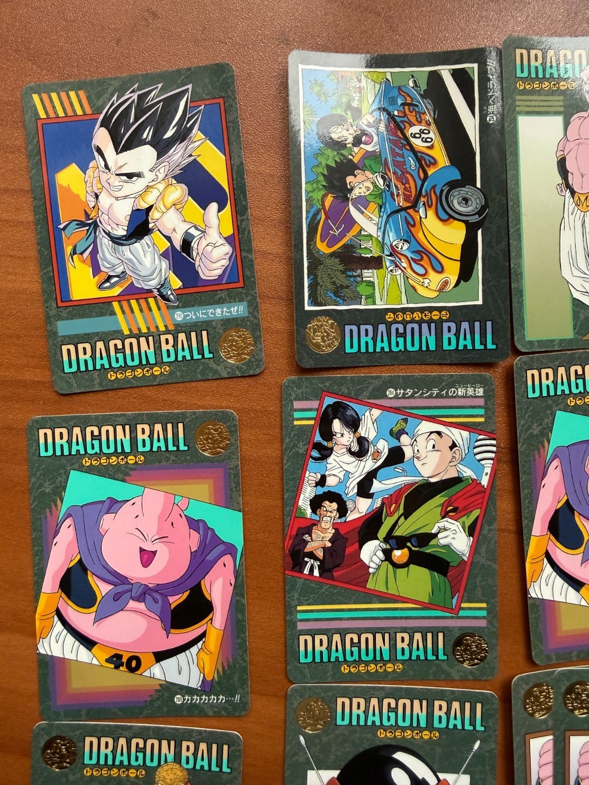 1995 Bandai Dragon Ball Visual Adventure Majin Buu Saga Lot Vegeta Goku NM Mint