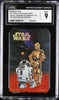 1997 STAR WARS 20th anniversary phone card CGC 9 foil R2 D2 C 3PO Japan Rare