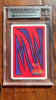 1998 Yugioh Toei Poker Japanese Dark Magician King of Spades BGS 9 PSA
