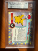 2000 Topps Chrome Pokemon Pikachu 25 Sparkle BGS 8.5 POP 2 Only 6 Higher