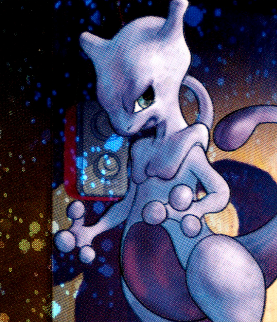 2001 GB PROMO GAME BOY 150 GREAT ROCKET'S MEWTWO Japanese PSA 9 COOL SWIRL