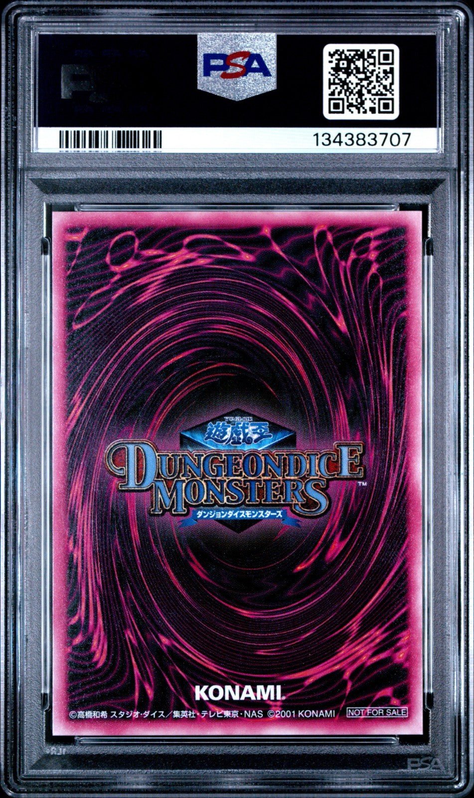 2001 Yu - Gi - Oh! Psa 10 Black Magician Girl Secret Green Dungeon Dice Monsters