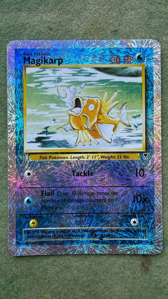 2002 MAGIKARP 52/110 LEGENDARY COLLECTION REVERSE HOLO POKEMON TCG LP - 