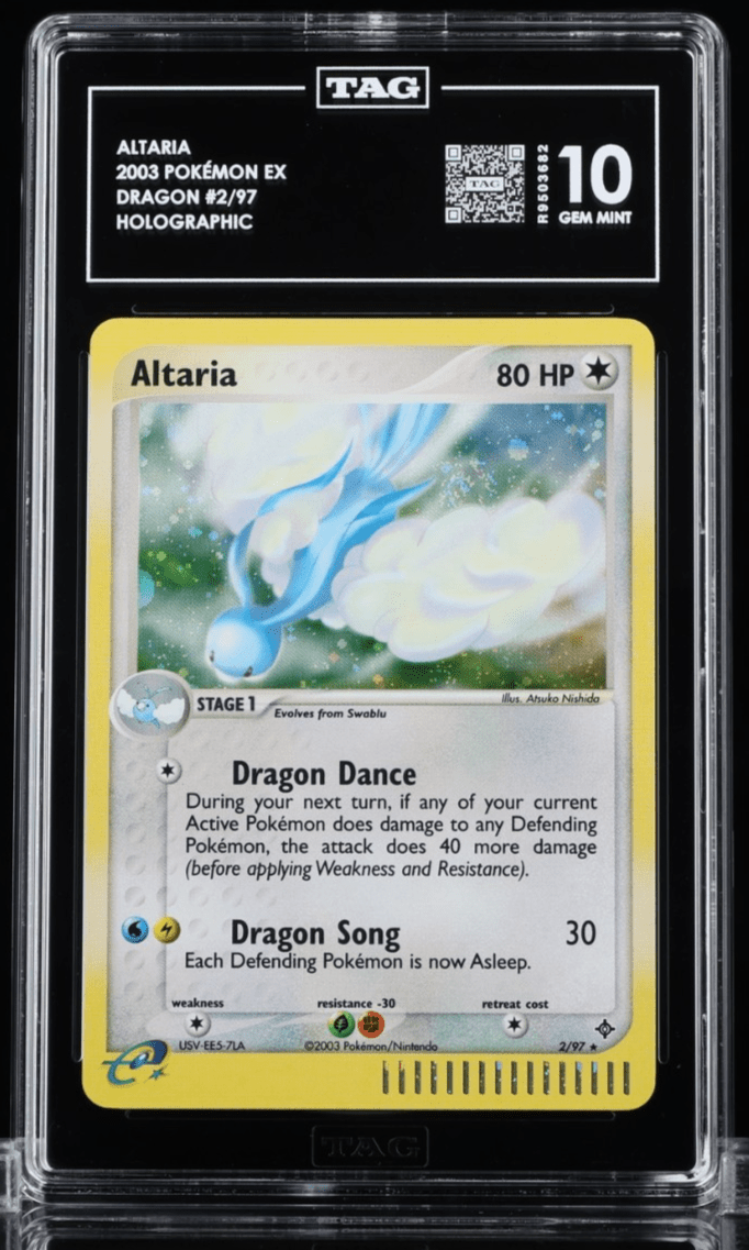 2003 Pokemon Ex Dragon 2 Altaria Holo TAG 10