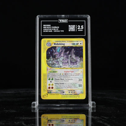 2003 Pokemon Nidoking 150/147 Aquapolis Crystal TAG 2.5