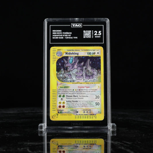 2003 Pokemon Nidoking 150/147 Aquapolis Crystal TAG 2.5