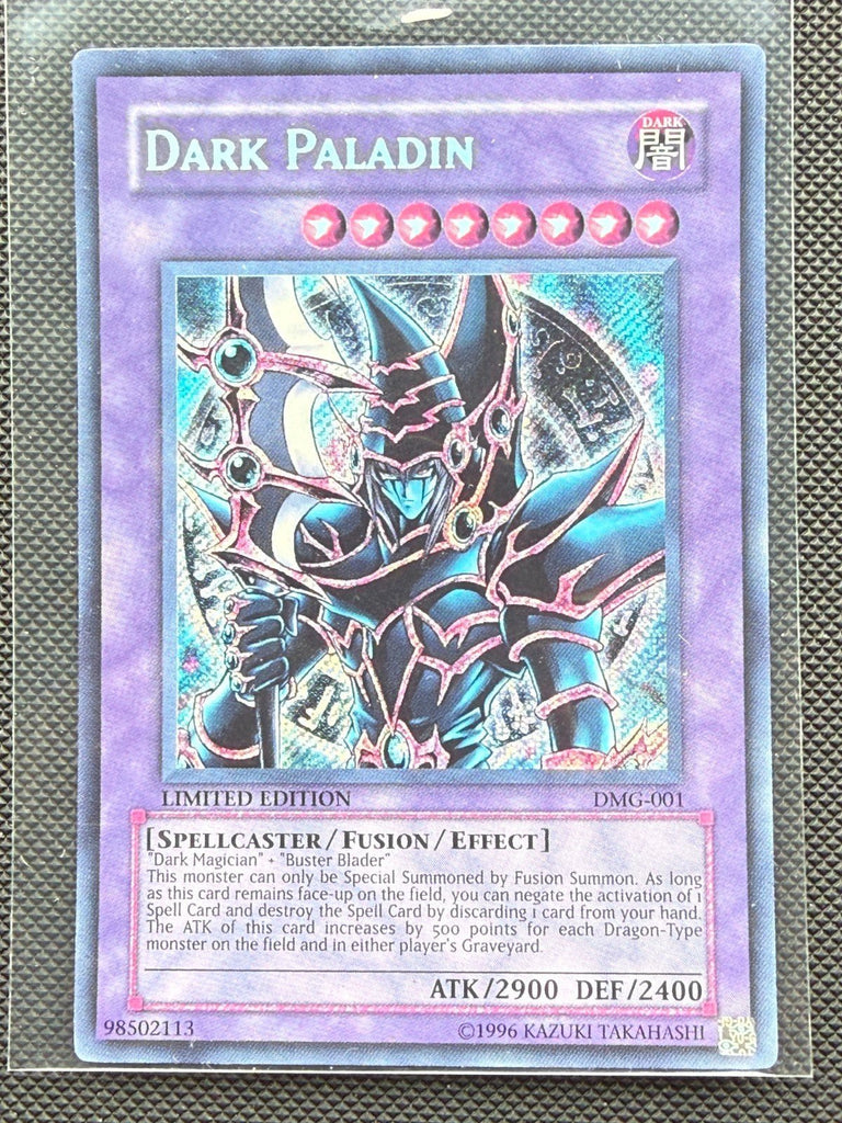 2003 Yu - Gi - Oh! Duel Master's Guide Promo Dark Paladin Limited Edition DMG - 001 LP