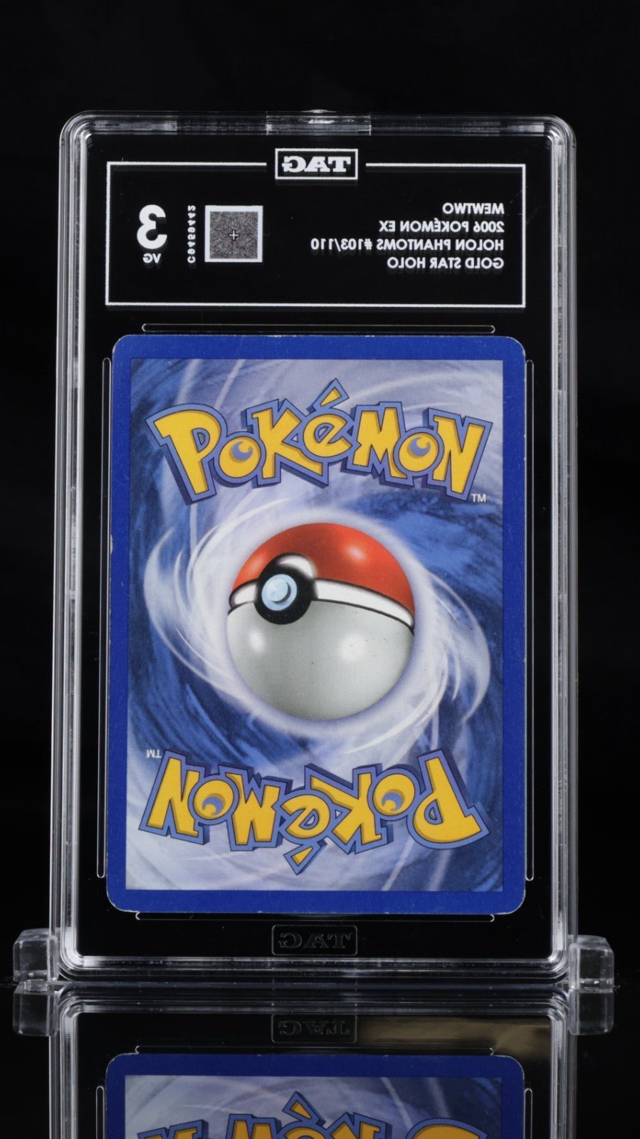 2006 POKEMON EX HOLON PHANTOMS GOLD STAR 103 MEWTWO - HOLO TAG 3