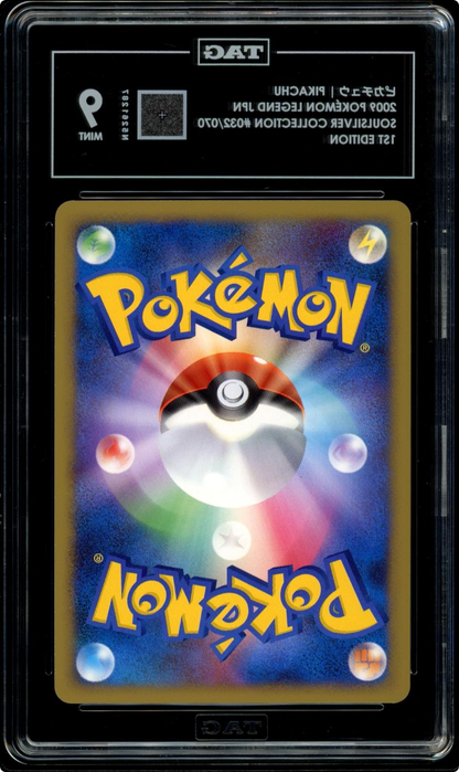 2009 POKEMON JAPANESE SOULSILVER COLLECTION 1ST EDITION 032 PIKACHU TAG 9