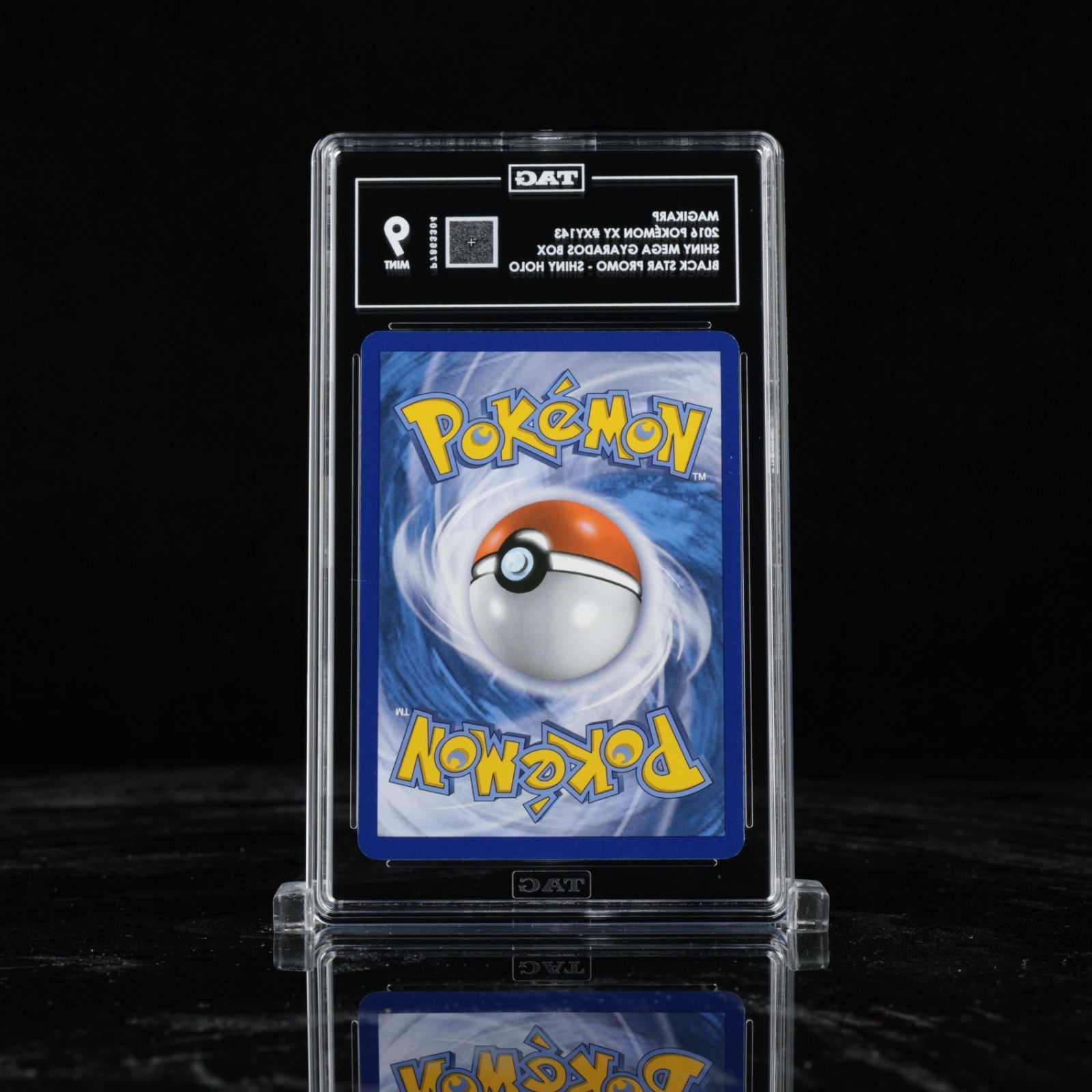 2016 POKEMON XY BLACK STAR PROMO SHINY MEGA GYARADOS XY143 MAGIKARP - HOLO TAG 9