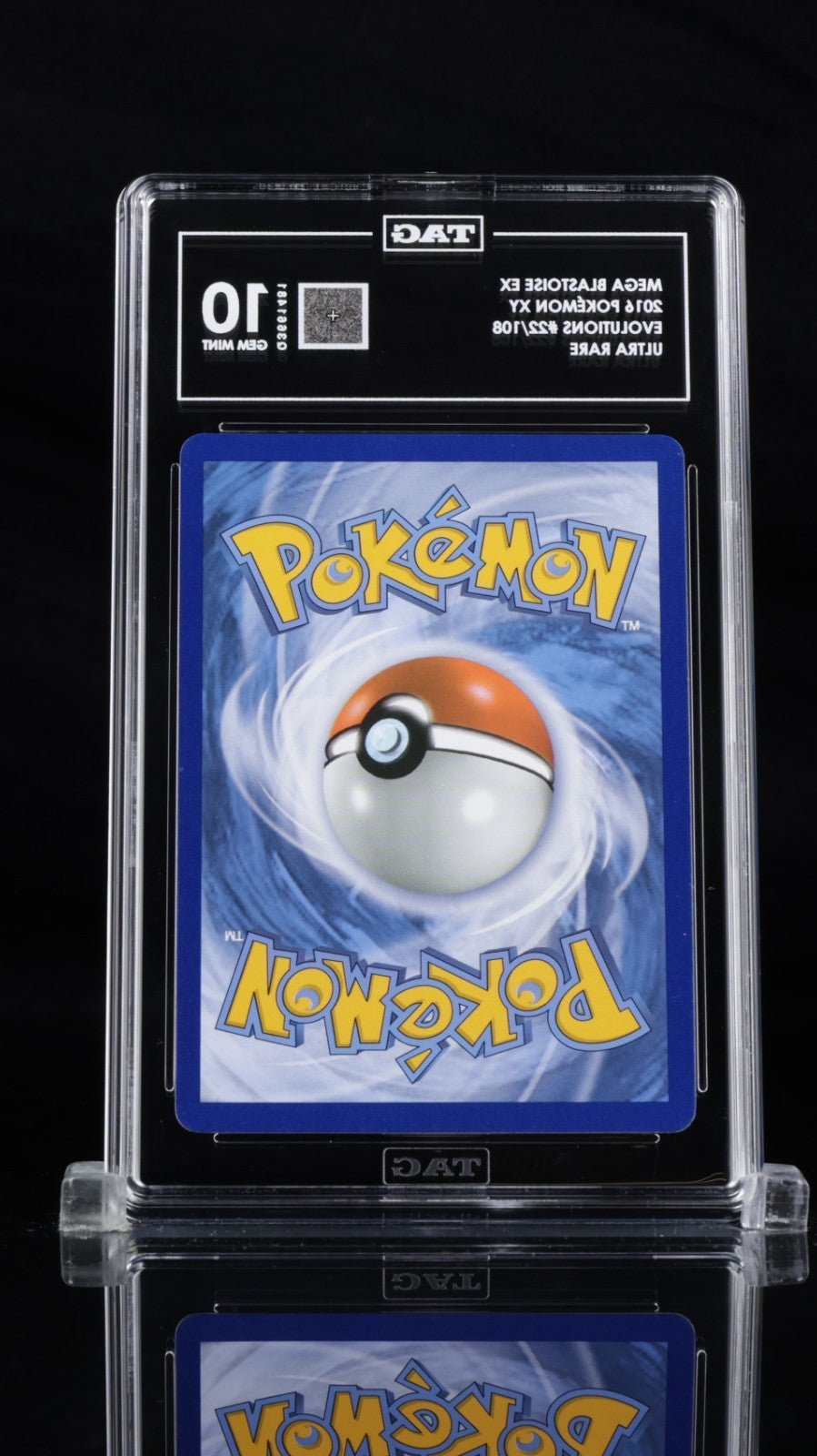 2016 Pokemon XY Evolutions M Blastoise EX 22 TAG 10