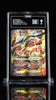 2017 POKEMON MEGA POWERS COLLECTION PROMO 55A FULL ART/M LUCARIO EX TAG 9