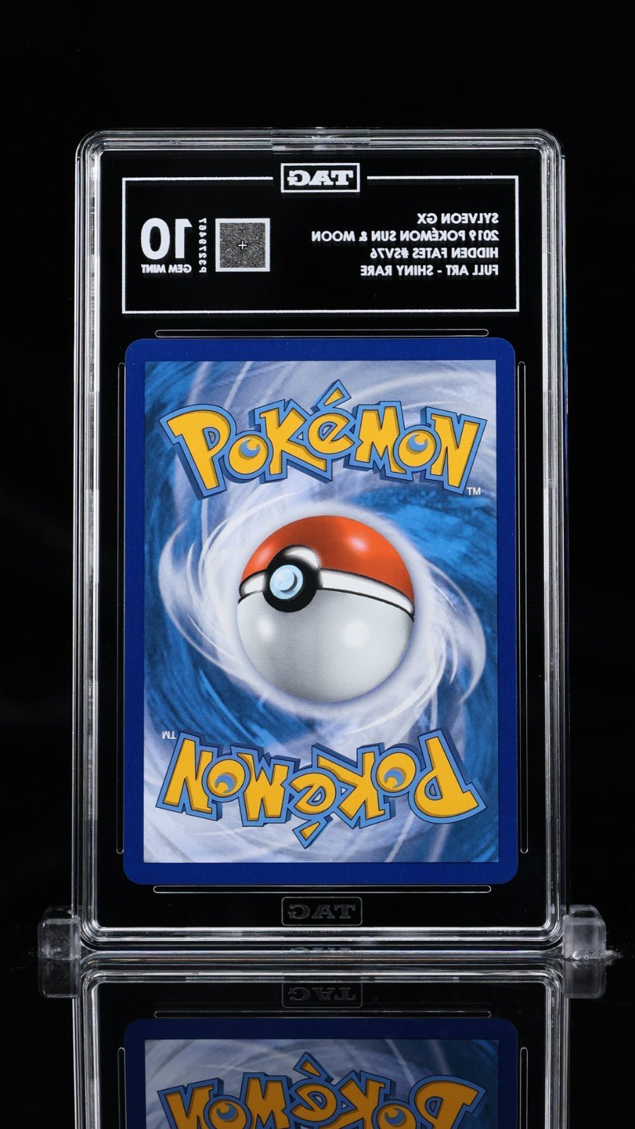 2019 Pokemon Hidden Fates Sylveon GX SV76 TAG 10 GEM MINT Shiny Vault Ultra Rare