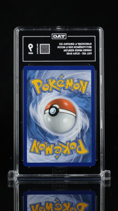 2019 POKEMON SUN & MOON UNIFIED MINDS 228 FULL ART/GARCHOMP & GIRATINA GX TAG 9