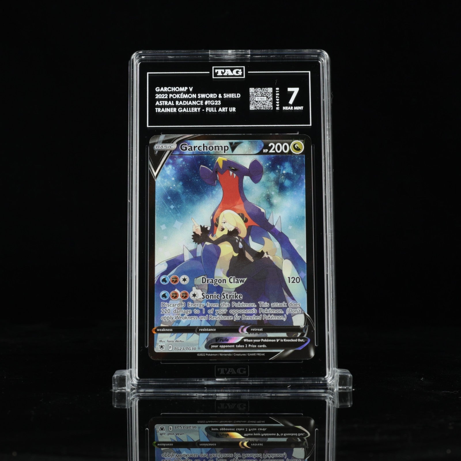 2022 POKEMON SWORD & SHIELD ASTRAL RADIANCE TG23 FULL ART/GARCHOMP V TAG 7