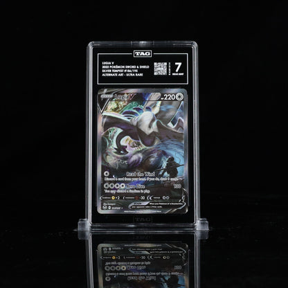 2022 POKEMON SWORD & SHIELD SILVER TEMPEST 186 FULL ART/LUGIA V TAG 7