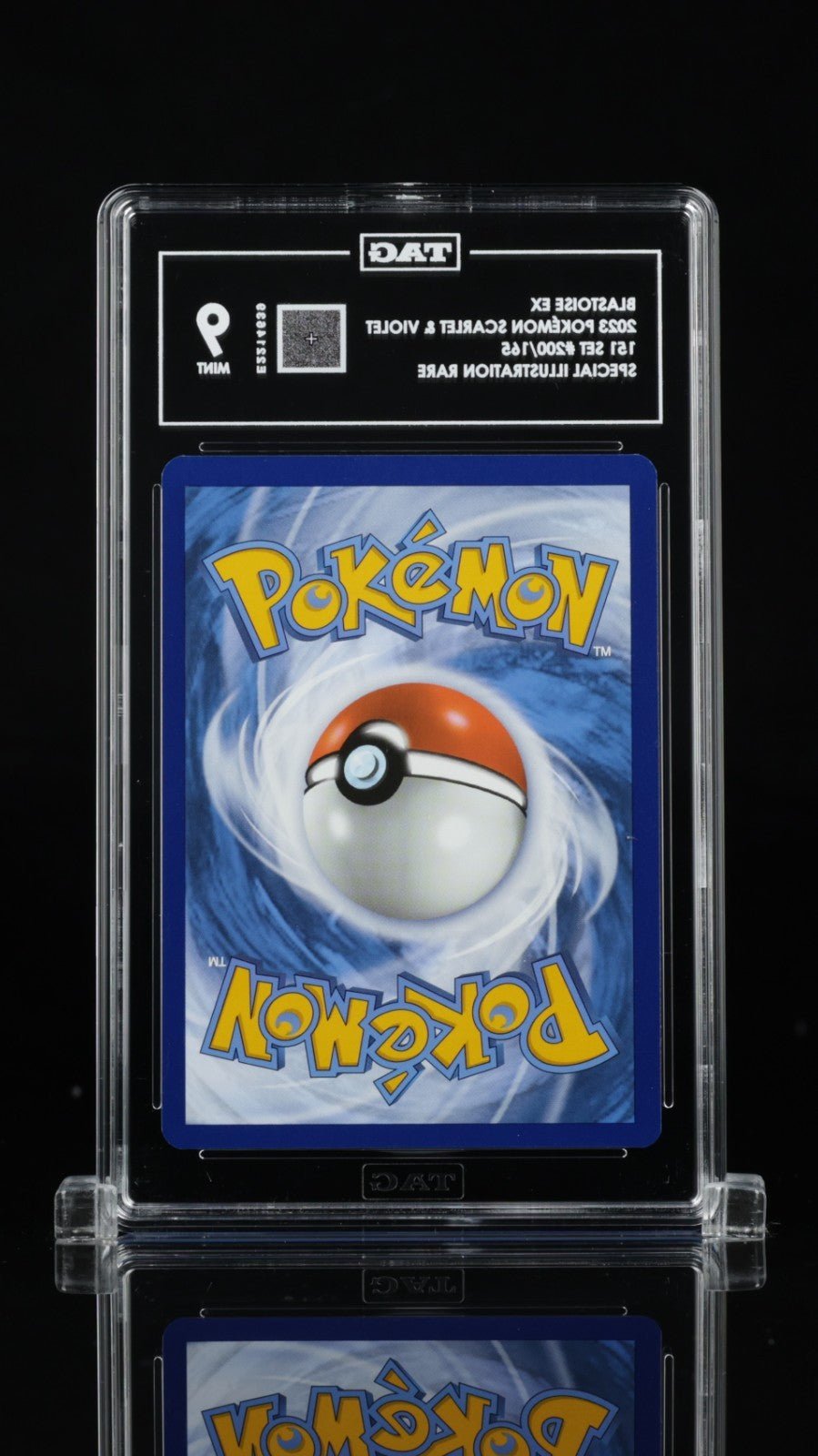 2023 Pokemon Blastoise Ex  200/165 Holo SIR Full Art Scarlet & Violet 151 TAG 9