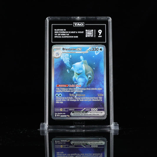 2023 POKEMON MEW EN 151 200 BLASTOISE EX 200/165 TAG 9 SIR