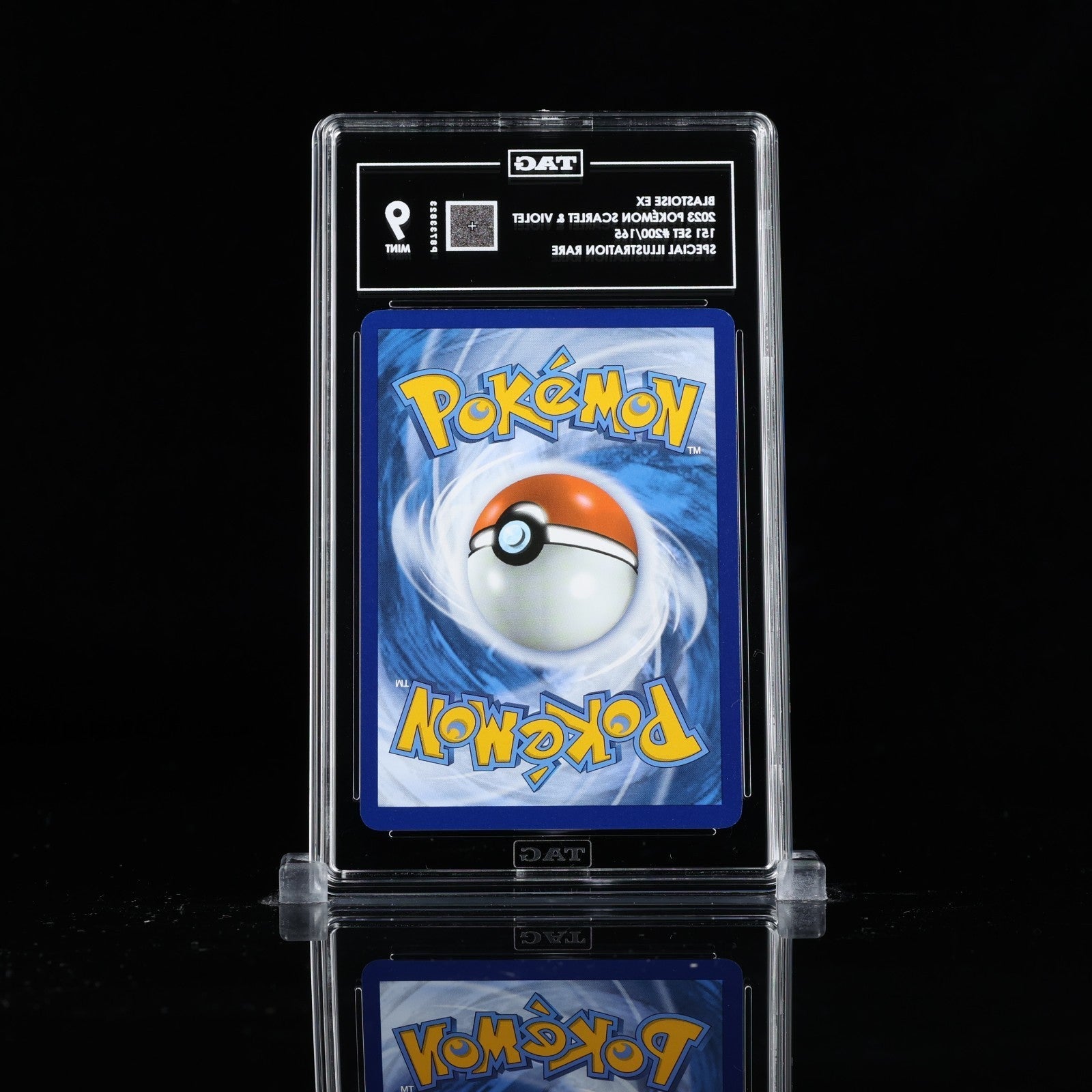 2023 POKEMON MEW EN 151 200 BLASTOISE EX 200/165 TAG 9 SIR