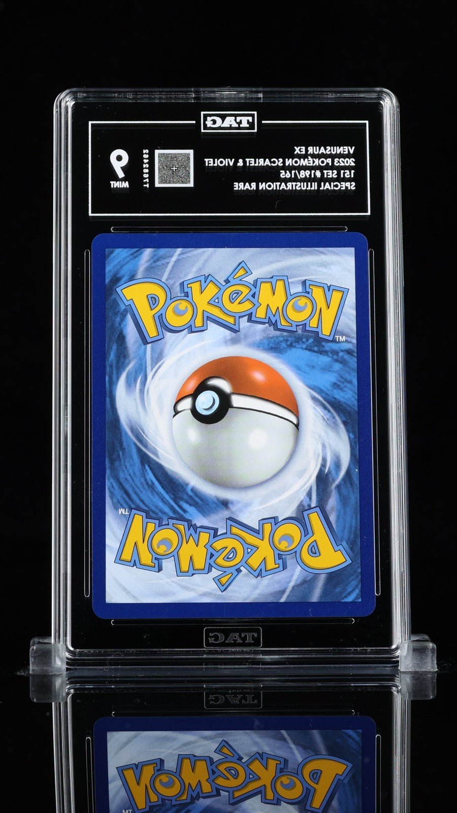 2023 Pokemon Mew en Venusaur EX 198 Special Illustration Rare TAG 9