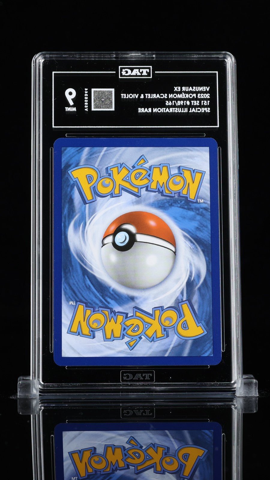 2023 Pokemon Mew en Venusaur EX 198 Special Illustration Rare TAG 9