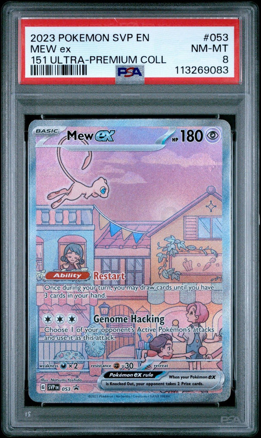 2023 Pokemon Mew ex SVP EN 151 Ultra Premium Collection 053 PSA 8