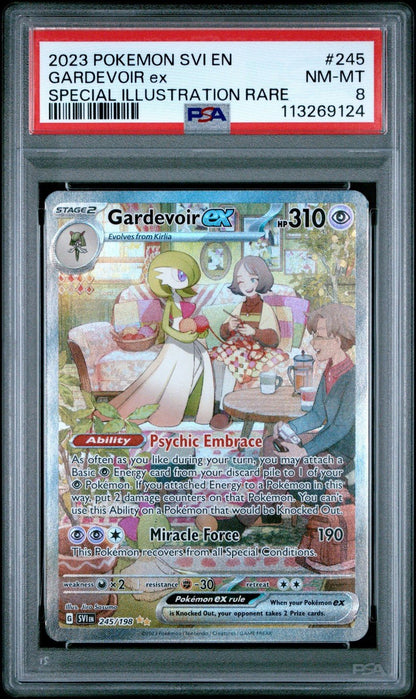 2023 Pokemon Scarlet & Violet Gardevoir EX Special Illustration Rare PSA 8 245