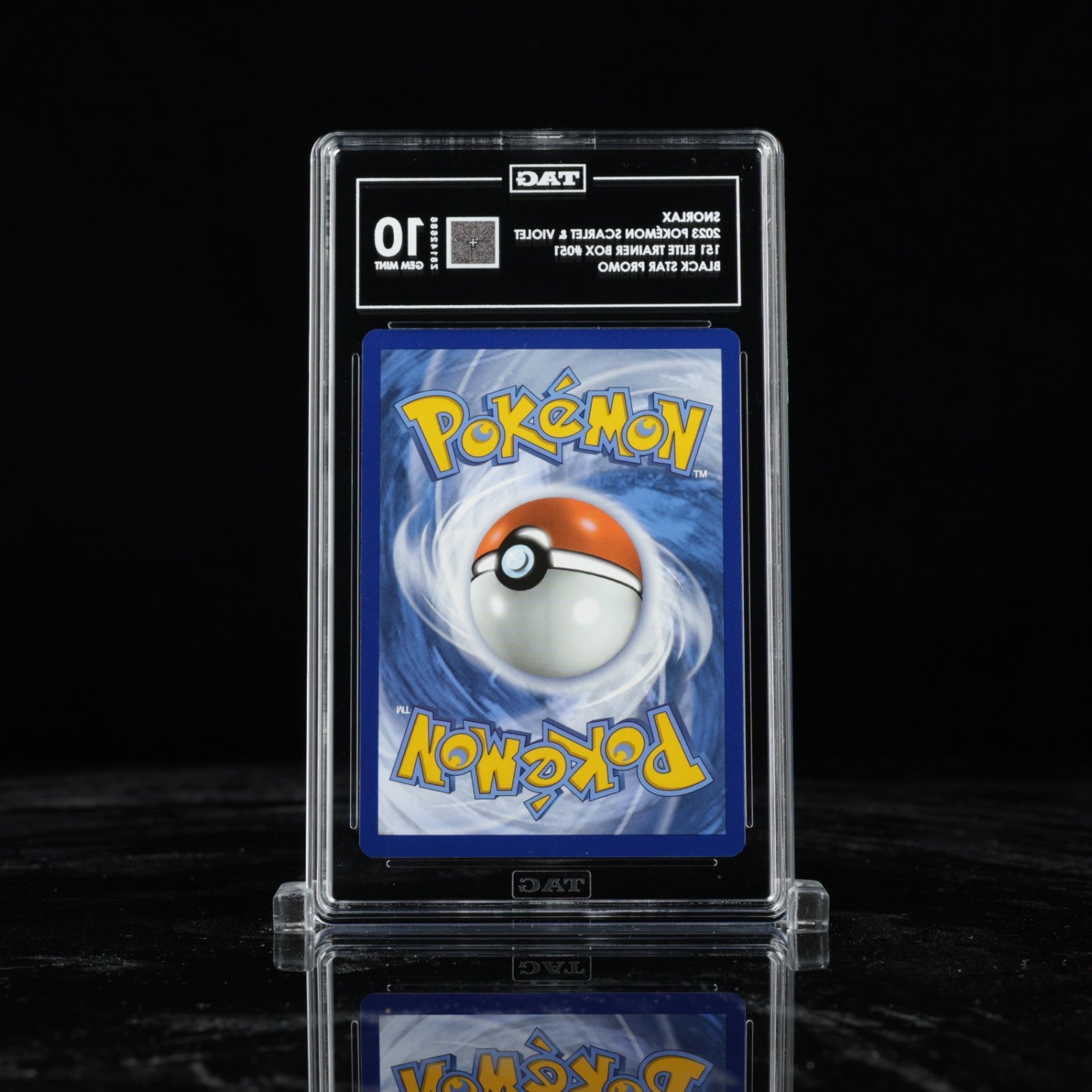 2023 Pokemon Snorlax 051 Sv: Scarlet & Violet Promo Holo TAG 10
