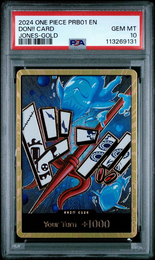 2024 One Piece - Hody Jones Gold Don English PRB - 01 PSA 10 Premium Booster