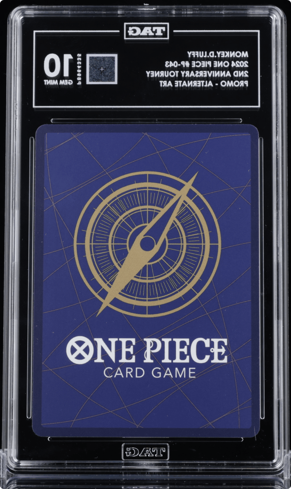 2024 One Piece Monkey D. Luffy 2nd Anniversary Tournament P-043 TAG 10