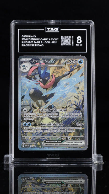 2024 POKEMON SHROUDED FABLE GRENINJA EX 132 ILLUSTRATION TAG 8