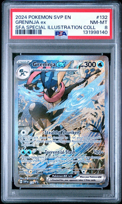 2024 POKEMON SVP EN - SV BLACK STAR PROMO 132 GRENINJA EX PSA 9