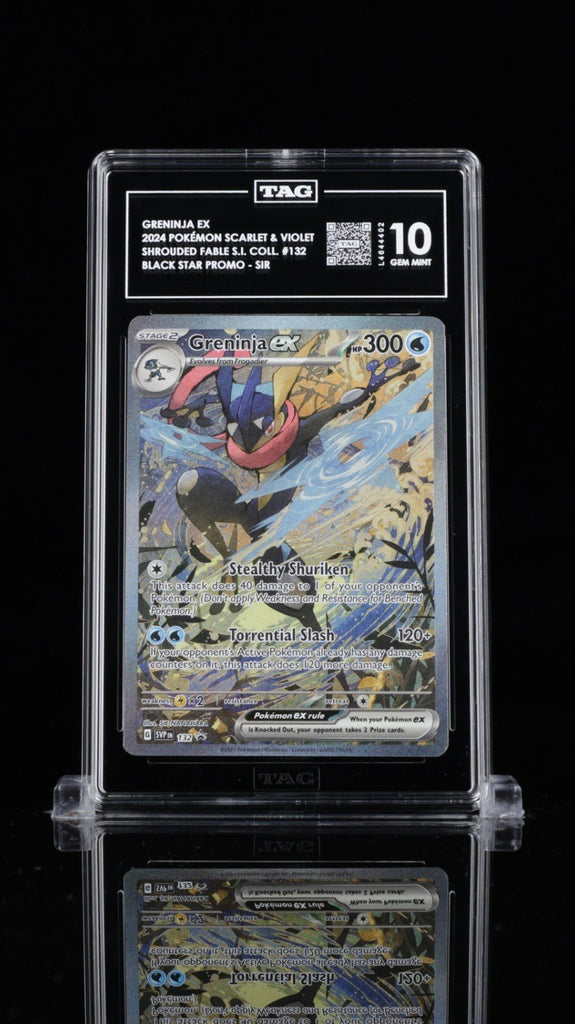 2024 POKEMON SVP EN - SV BLACK STAR PROMO 132 GRENINJA EX SHROUDED FABLE PSA 10