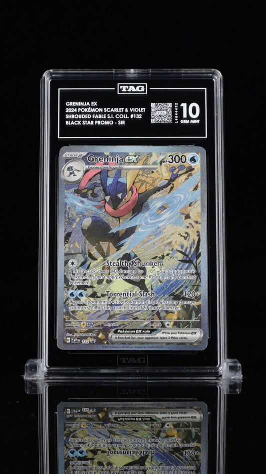 2024 POKEMON SVP EN - SV BLACK STAR PROMO 132 GRENINJA EX SHROUDED FABLE PSA 10