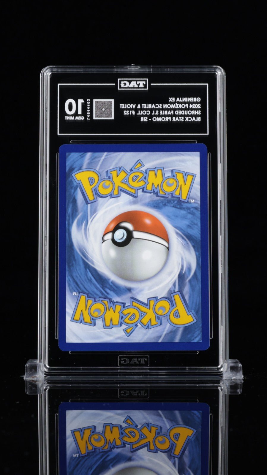 2024 POKEMON SVP EN - SV BLACK STAR PROMO 132 GRENINJA EX SHROUDED FABLE PSA 10