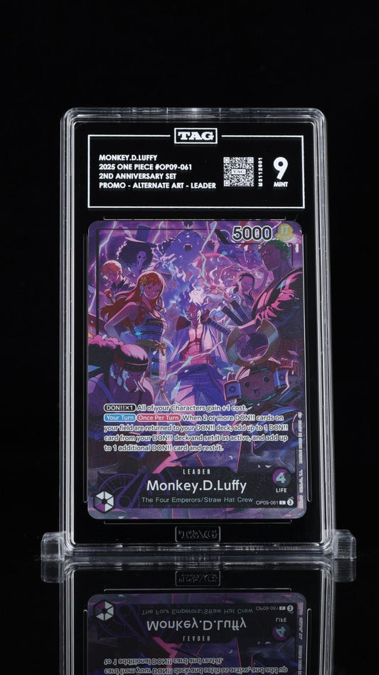 2025 One Piece 2nd Anniversary Monkey D Luffy Promo OP09 - 061 TAG 9