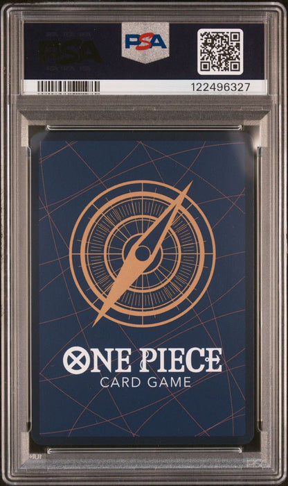 2025 ONE PIECE OP11 FIST OF DIVINE SPEED MANGA ART 118 MONKEY D LUFFY PSA 10 2