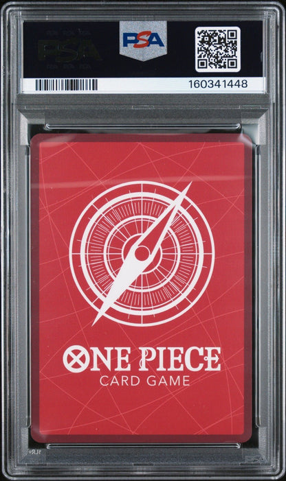 2025 ONE PIECE PROMOS DODGERS X ONE PIECE NIGHT 010 MONKEY D. LUFFY PSA 8