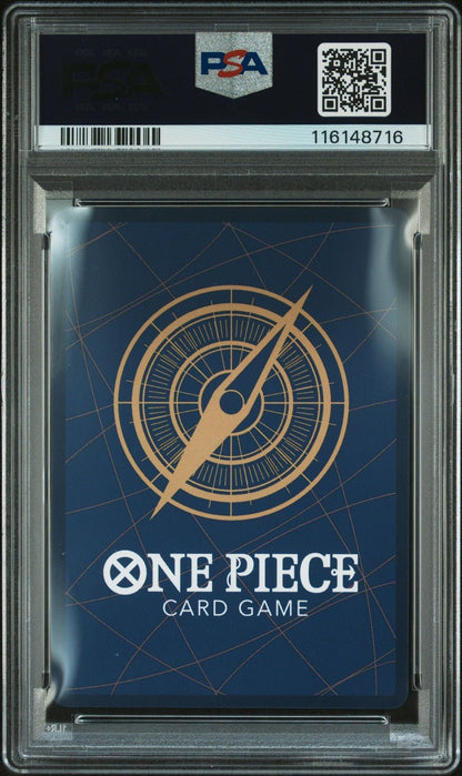 2025 One Piece Trafalgar Law (119) (Manga) OP10 - 119 Royal Blood Foil PSA 9