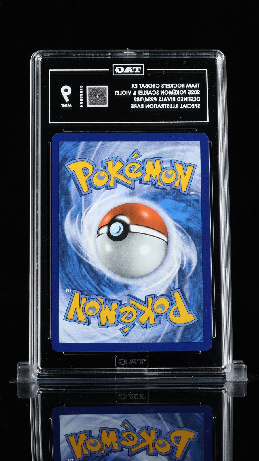 2025 Pokemon Destined Rivals English Team Rocket's Crobat Ex 234/182 TAG 9