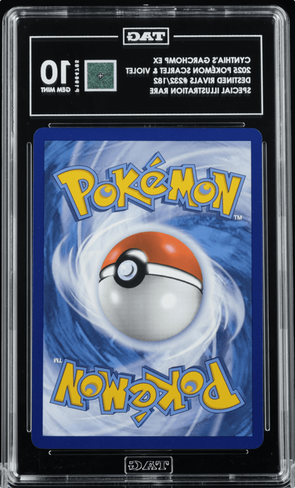 2025 POKEMON DRI EN-DESTINED RIVALS 232 CYNTHIA'S GARCHOMP EX TAG 10