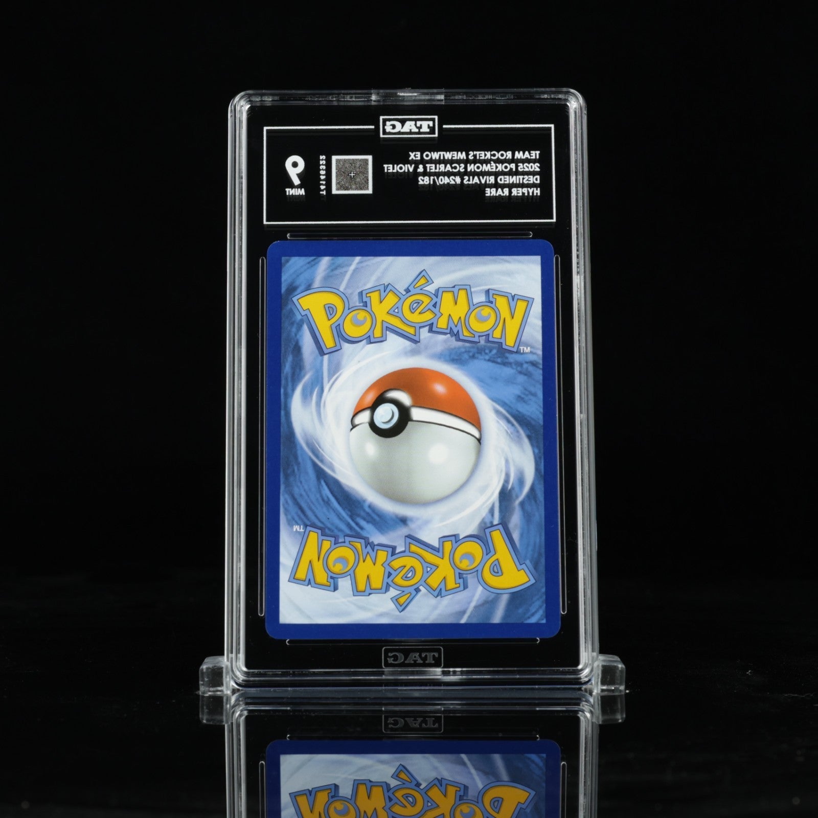 2025 POKEMON DRI EN - DESTINED RIVALS HYPER RARE TEAM ROCKET'S MEWTWO EX TAG 9