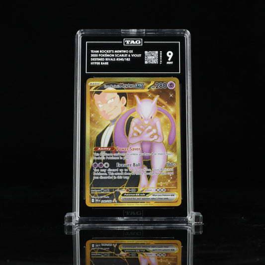 2025 POKEMON DRI EN - DESTINED RIVALS HYPER RARE TEAM ROCKET'S MEWTWO EX TAG 9