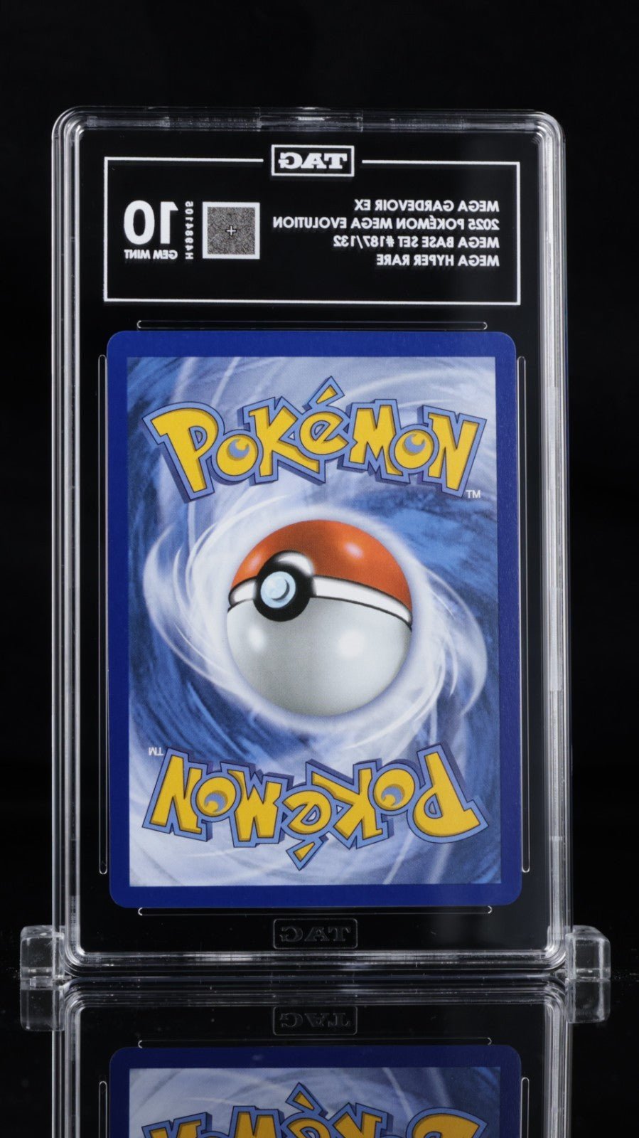 2025 POKEMON MEG EN - MEGA EVOLUTION MEGA HYPER RARE 187 MEGA GARDEVOIR EX PSA 10