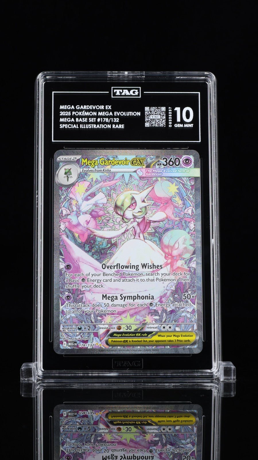 2025 Pokemon MEG EN Special Illustration Rare 178 Mega Gardevoir EX TAG 10