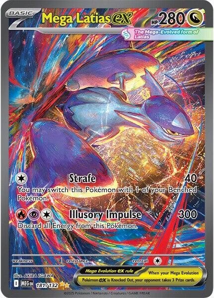 2025 POKEMON MEGA EVOLUTION SPECIAL ILLUSTRATION RARE 181 MEGA LATIAS EX TAG 6